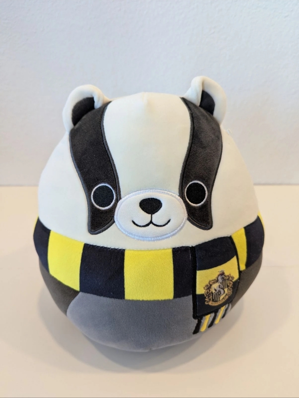 Squishmallows Hufflepuff Badger Hogwarts Uniform Plush